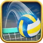 beach volleyball champions 3d android application logo